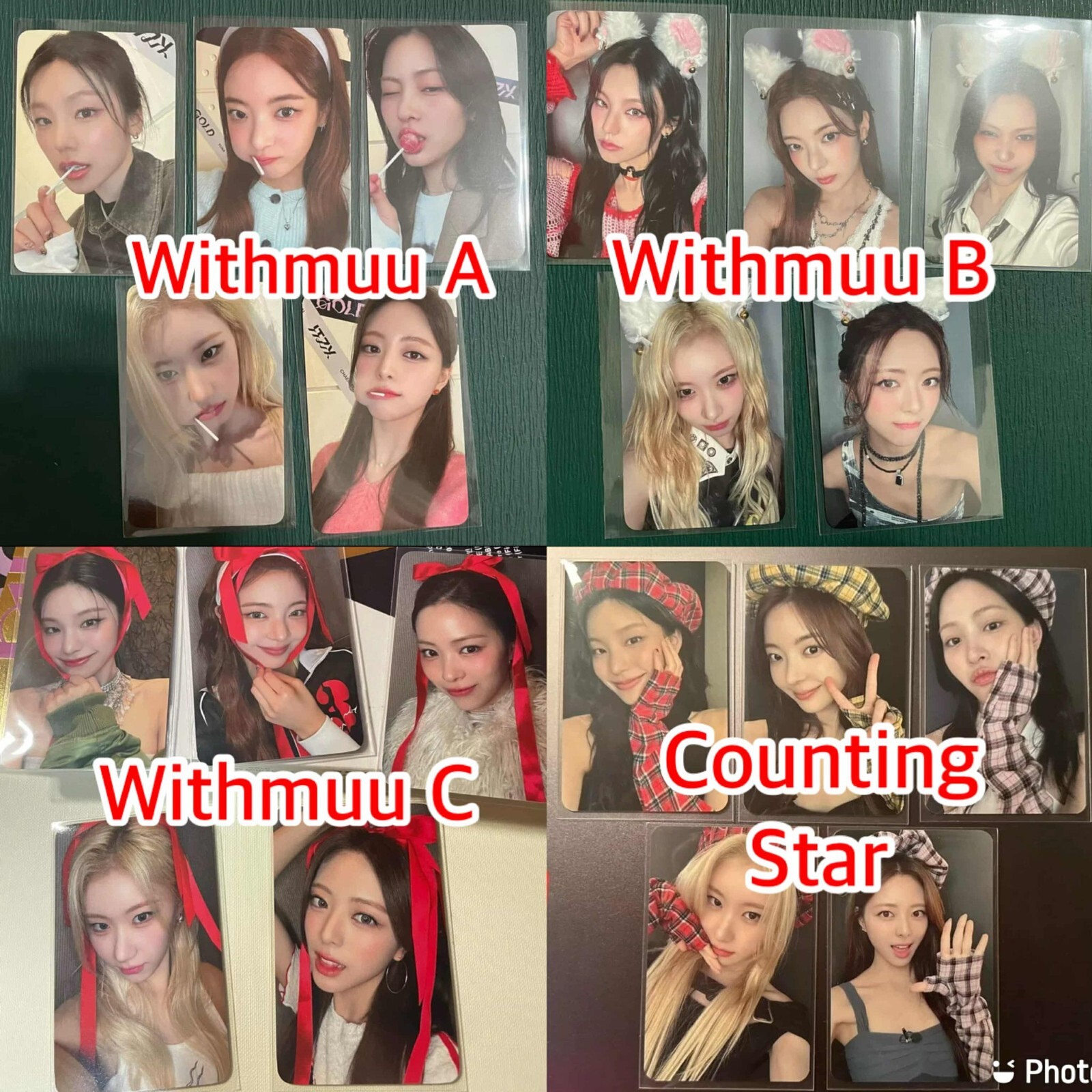ITZY GOLD MAKESTAR 直筆サイン ポラロイド ユナ ② ITZY GOLD MAKESTAR 直筆サイン ポラロイド ユナ ➀ ITZY Yuna