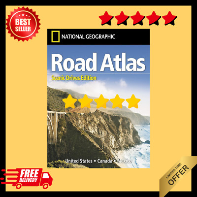 Rand Mcnally USA Road Atlas 2025 BEST Large Scale Travel Maps United States NEW*