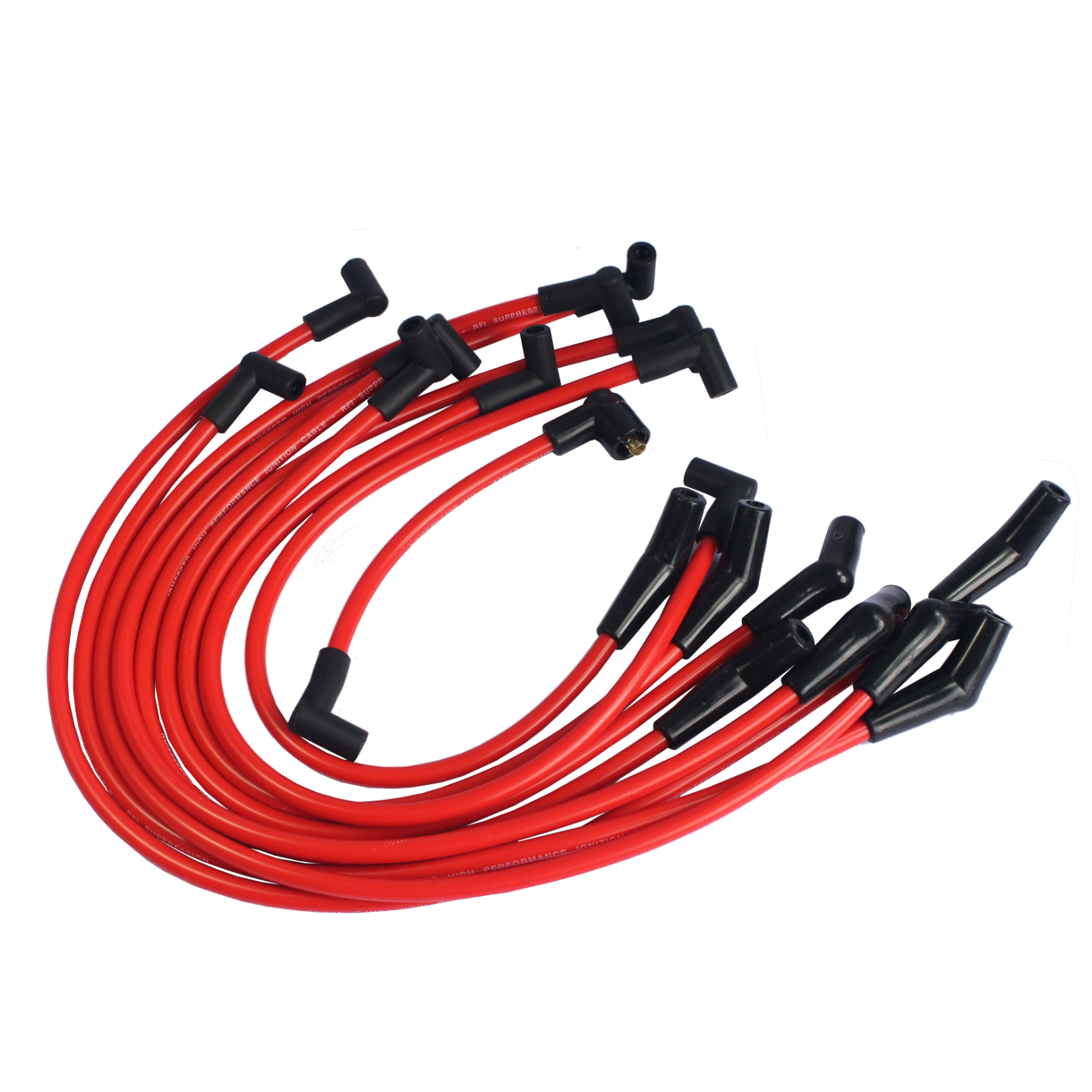 JDMSPEED Red 10.5mm Racing Spark Plug Wires Set Fits Ford 5.0L 5.8L, SB SBF 302