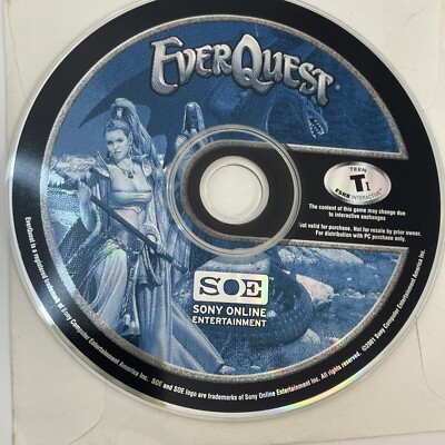 EverQuest Disc PC Game 2001
