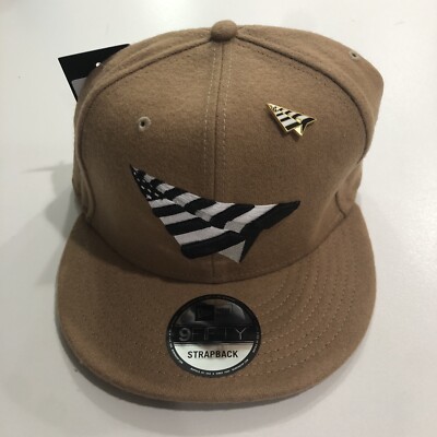 New Era Brown American Flag Paper Plane SnapBack Hat
