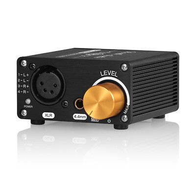 HiFi Fully Balanced Headphone Amplifier for XLR / 4.4mm Headsets Balanced Amp
