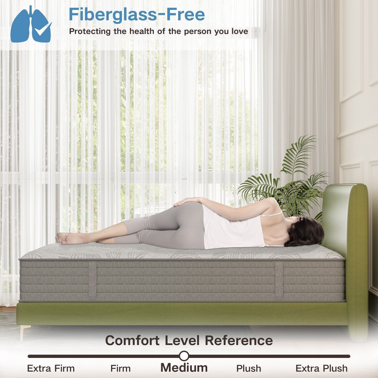 12" 14" Gel Memory Foam & Innerspring Hybrid Mattress, Twin Full Queen King Size