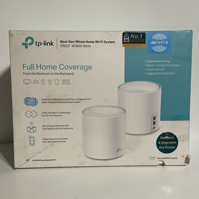 Next Gen Whole Home Wi-Fi System Deco W3600 Mesh Router Modem - Never Used