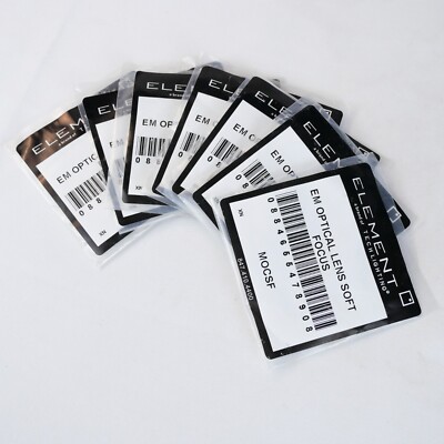 (7) ELEMENT Tech Lighting - EM Optical Lens Soft Focus 1.25'' x 0.125'' (Lot Of 7)