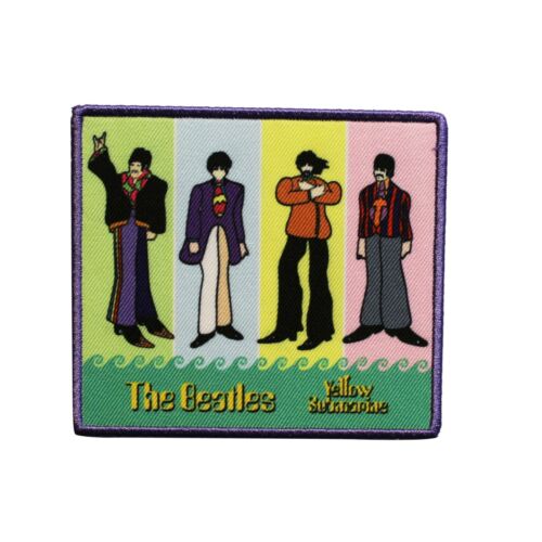 The Beatles Yellow Submarine Band Members Printed Sew On Patch -  074-Y