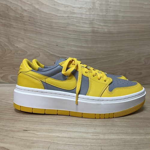 ★人気★【NIKE】★(W)Jordan 1Elevate Lo.w★Varsity Maize★ Air Jordan 1 Elevate Low Cement Grey Varsity Maize Shoes