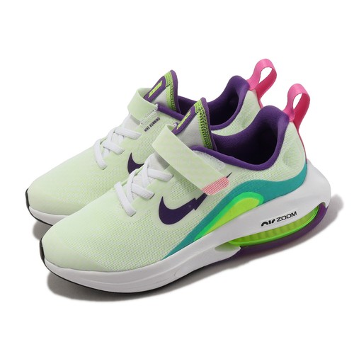 Nike Air Zoom Arcadia 2 SE PSV White Purple Kids Preschool Running FB2357-100