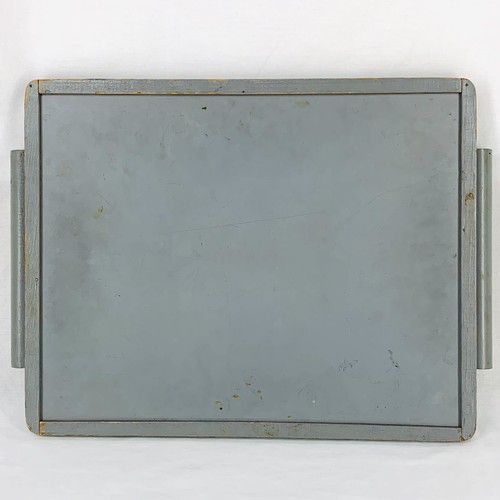 Shabby Chic Hand Painted Antique Retro Tole Serving Tray Flowers Wood Display