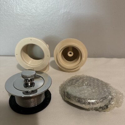 Waste & Overflow Kit 1 1/2 Schedule 40,lift& Turn Chrome Finish Pro plus