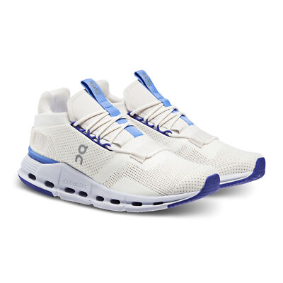 On Cloudnova Undyed-White Heather Speedboard Ladies Shoes- 26.98224