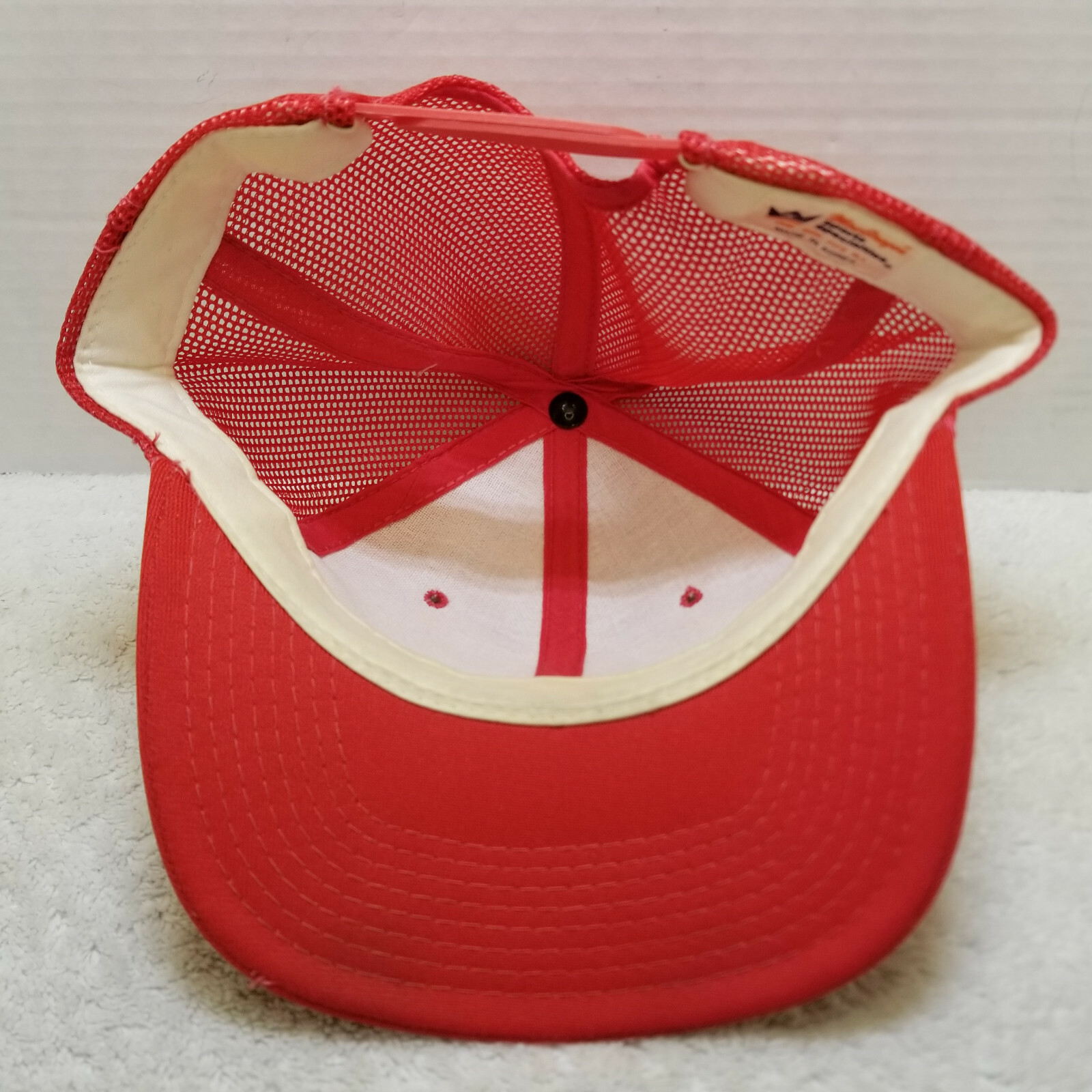 VTG St. Louis Cardinals Mesh Trucker Hat Cap Snapback Red Twins Ent STL 90s ROPE
