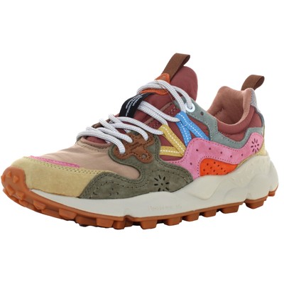 Pre-owned Flower Mountain A24us Women Low Sneakers 0012017817.01.1e93 Yamano 3 Woman In Crema / Beige