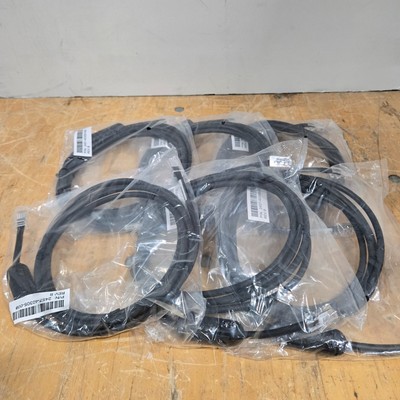 LOT OF 6 Polycom, 7ft Ethernet Patch Cable, P/N 2457-40305-008 Rev.B