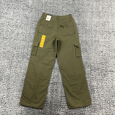 Carhartt kids cargo pants boys 16 Olive ripstop canvas original fit work chore
