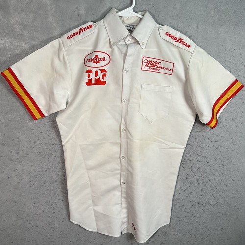 レア 90s USA製 レーシングシャツ PENNZOIL 古着 L相当 USA製 90s VINTAGE SWINGSTAR社製 PENNZOIL プリント T-sh T