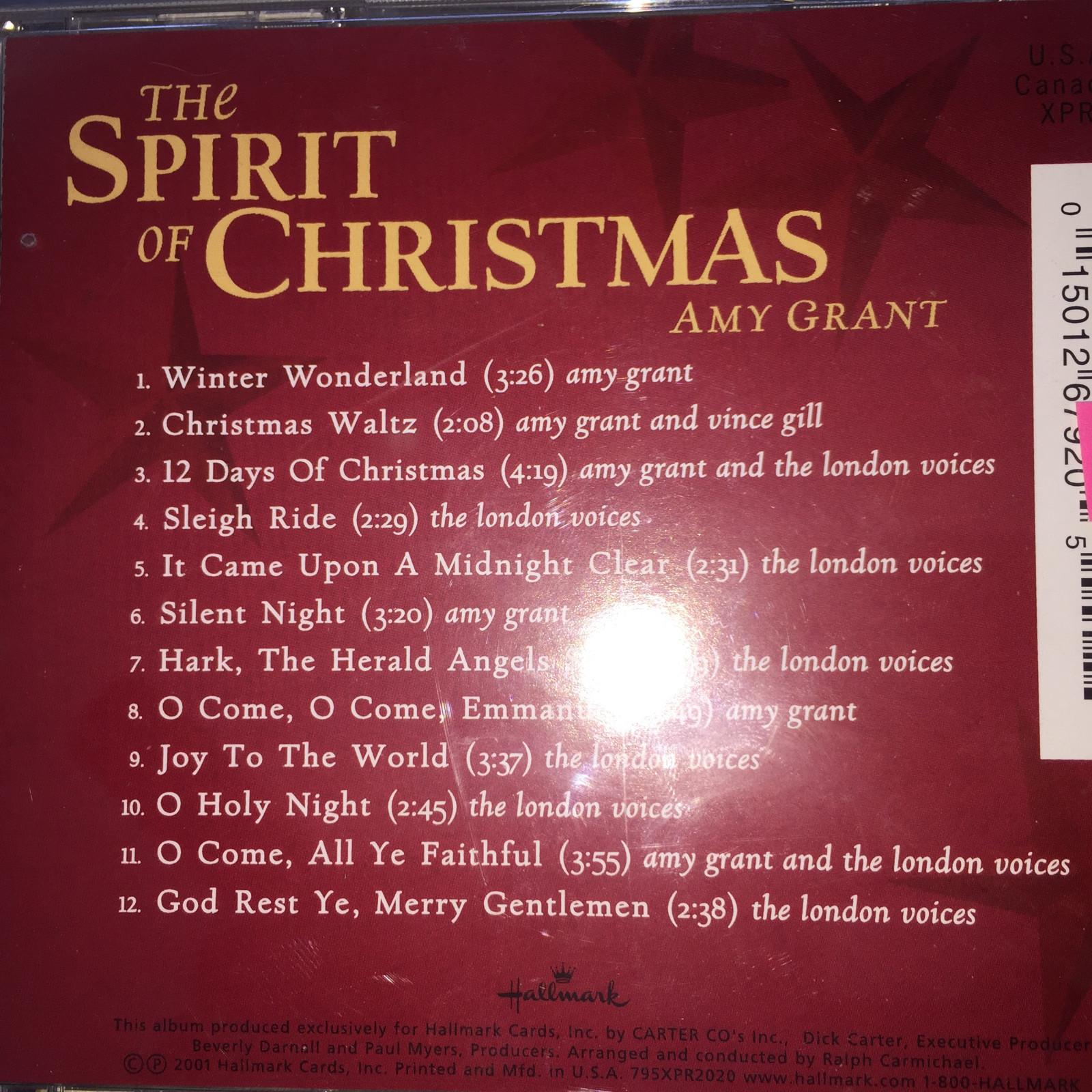 CHRISTIAN CONTEMPORARY CHRISTMAS 9 CD LOT USED 3X AMY GRANT PHELPS CHAPMAN WOW