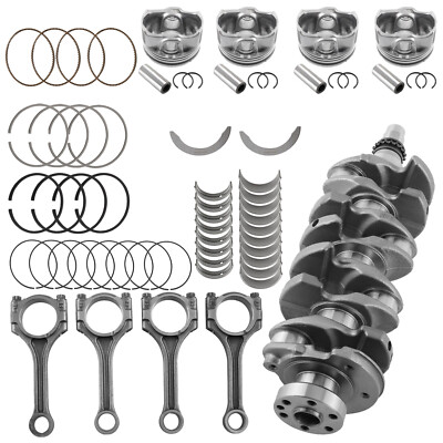 G4FJ 1.6L Engine Overhaul Rebuild Kit w/ Crankshaft Rods Pistons For Hyundai KIA