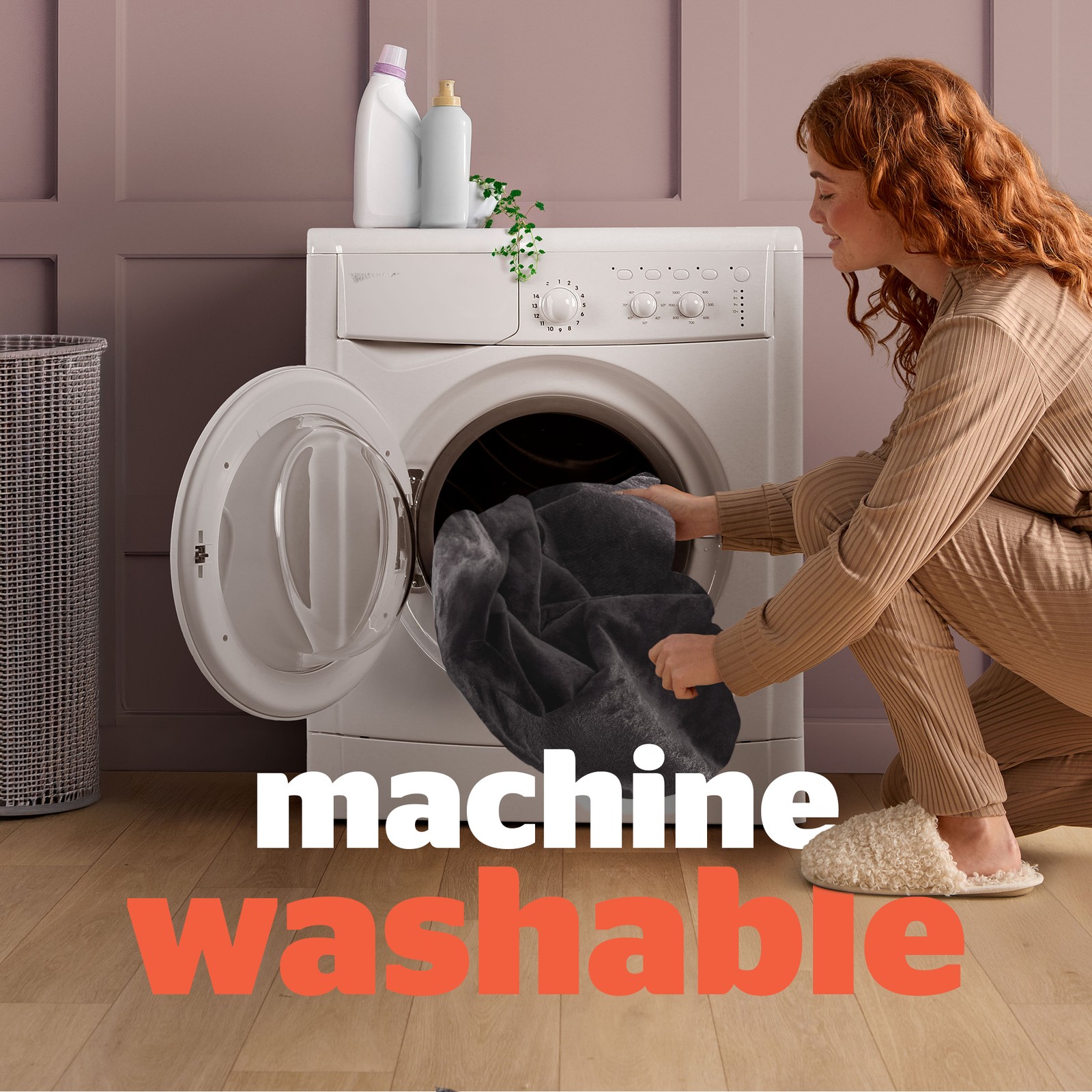 Silentnight Heat Genie Self-Heating Giant Blanket Cosy Sherpa Fleece 180 x 240cm - Picture 8 of 24