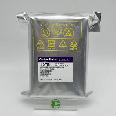 New Western Digital 3.5'' WD Purple Pro 10TB SATA III HDD WD101PURP
