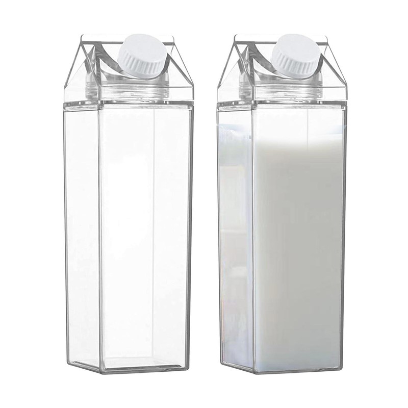 Plastic Portable Clear Box Juice Bottle