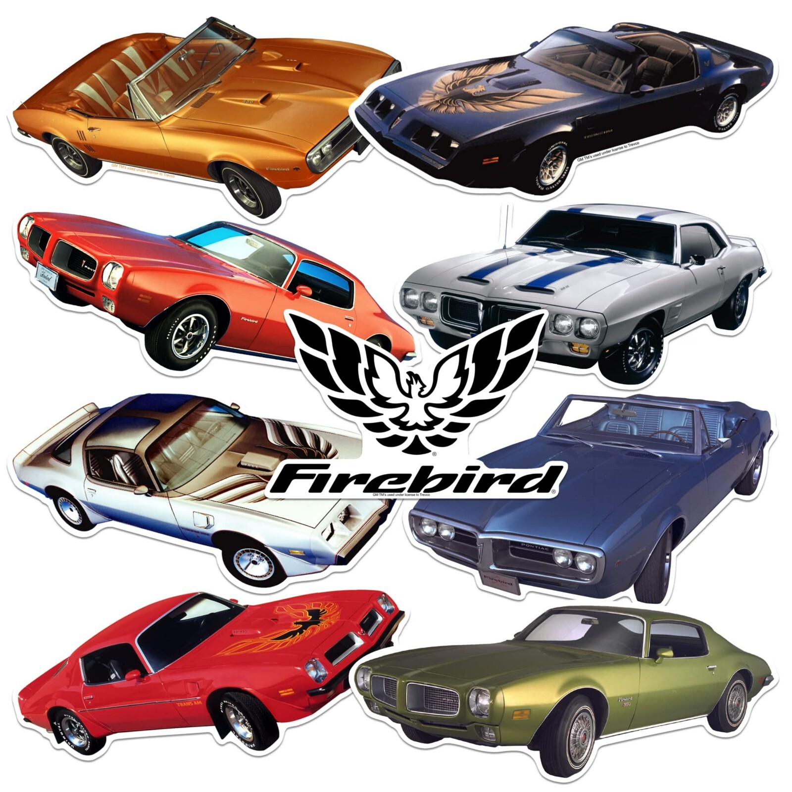 【SALE】GENERATIONS掲載ページ（ポスターサイズ）#51254 Pontiac Firebird generations | 24x24 inch POSTER | vintage