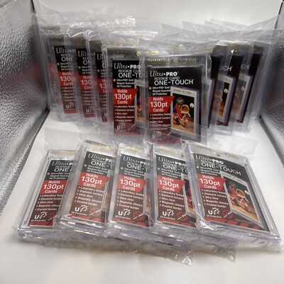 Ultra Pro One-Touch Thick Card 130pt Point ROOKIE Magnetic Card Holder lot of 15