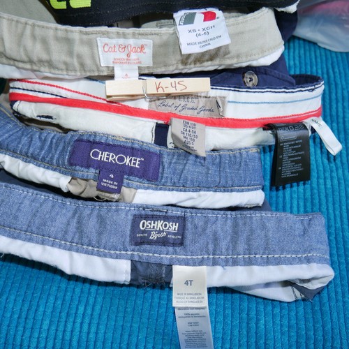 11 PC BOYS SZ 4T 4 YRS SCHOOL PREPPY OUTFITS LOT SHORTS SHIRTS HOODIE CAT & JACK