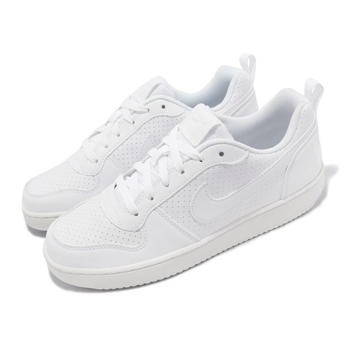 

Nike Court Borough Low SL GS Triple White Kids Women Casual Lifestyle AV3171-100, Белый, Court Borough Low Sl Gs