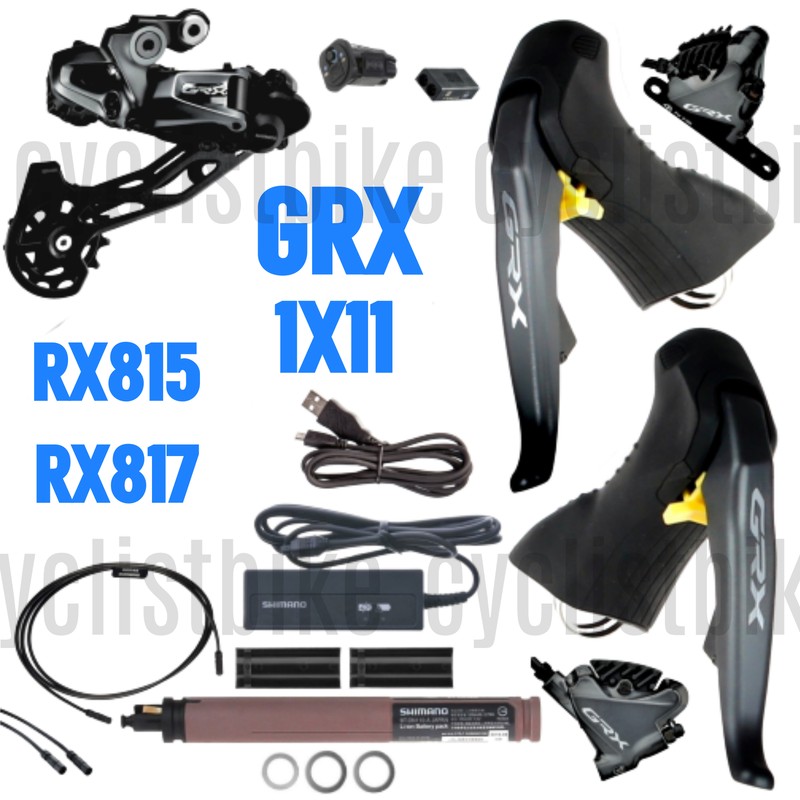 Shimano GRX 1x11 Di2 RX815 RX817 Electric Upgrade Groupset EW