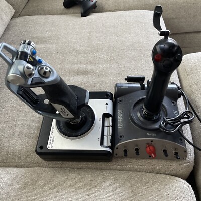 Saitek X52 PC Flight Control System Untested READ