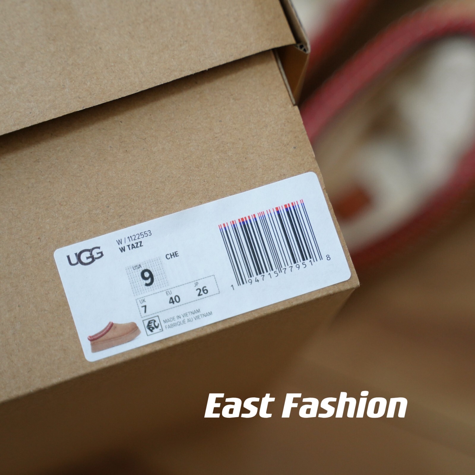 Pre-owned Ugg Tasman Tazz Platform Slipper Three Colors Olive Green/ Chestnut/black Size 9