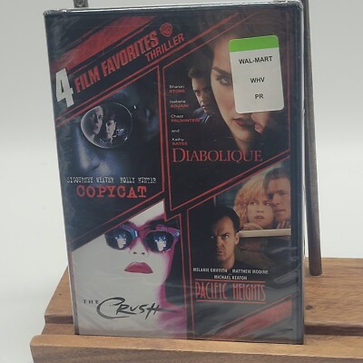 Brand New Sealed 4 Film Favorites Thrillers DVD 2-Disc Set Copycat Diaboliqie