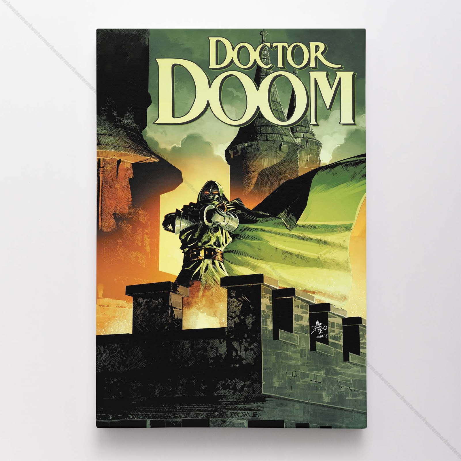 Doctor Doom Poster Canvas Marvel F4 Comic Book Cover Art Print #5511