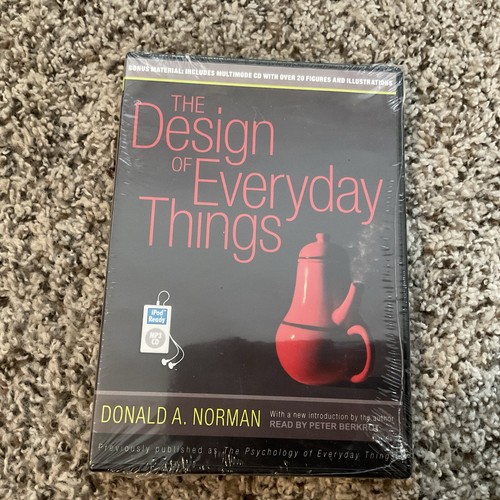 The Design of Everyday Things - MP3 CD By Norman, Donald A - SEALED!