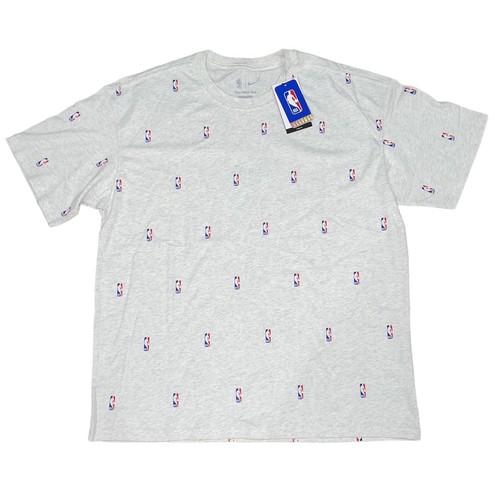 Nike x NBA Logo White Cotton T-Shirt, Size XL NWT DA6444-051