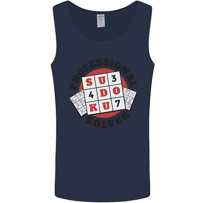 Professional Sudoku Solver Funny Mens Vest Tank Top