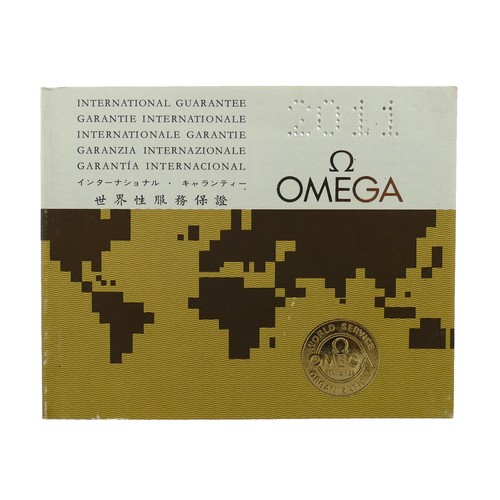 OMEGA 2011 INTERNATIONAL GUARANTEE + AGENTS IN THE WORLD BOOKLET - OPEN PAPERS