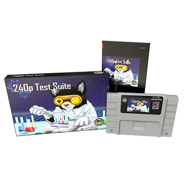 240p Test Suite - SNES - Complete in Box CIB - Mega Cat Studios