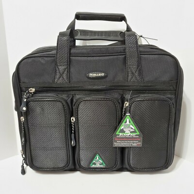 Mobile Edge Briefcase Bring It On Scan Fast Corporate Laptop Black 15.4'' Screen