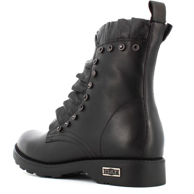 Pre-owned Cult A24us Women's Combat Boots Clw320200 Zappelin 3202 Mid W