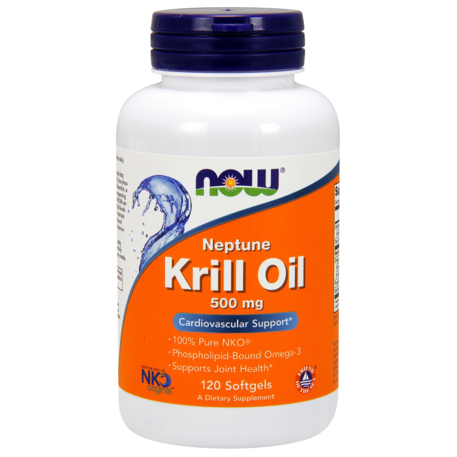 NOW Foods Neptune Krill Oil, 500 мг, 120 мягких капсул