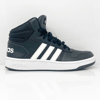 

Adidas Mens Hoops 2.0 Mid FY8618 Черные баскетбольные кроссовки Размер 7.5, Черный, Hoops 2.0 Mid