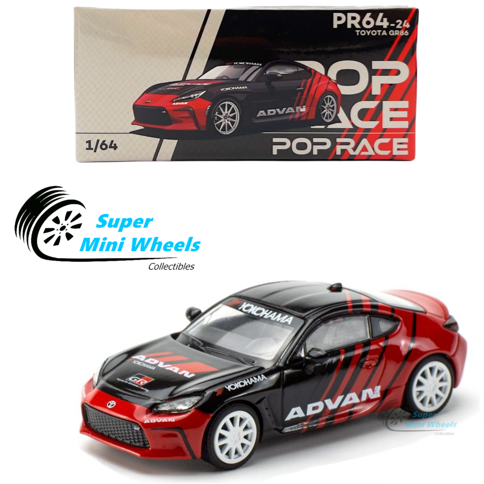 TOYOTA GR86 1/64 ミニカー Amazon.com: Hobby Japan 1:64 for Toyota GR86 RZ 3BA-ZN8