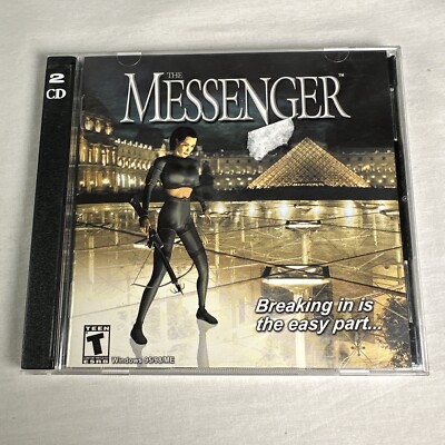 The Messenger (2001) PC CD-ROM 2 disc Adventure Game with Manual,MINT