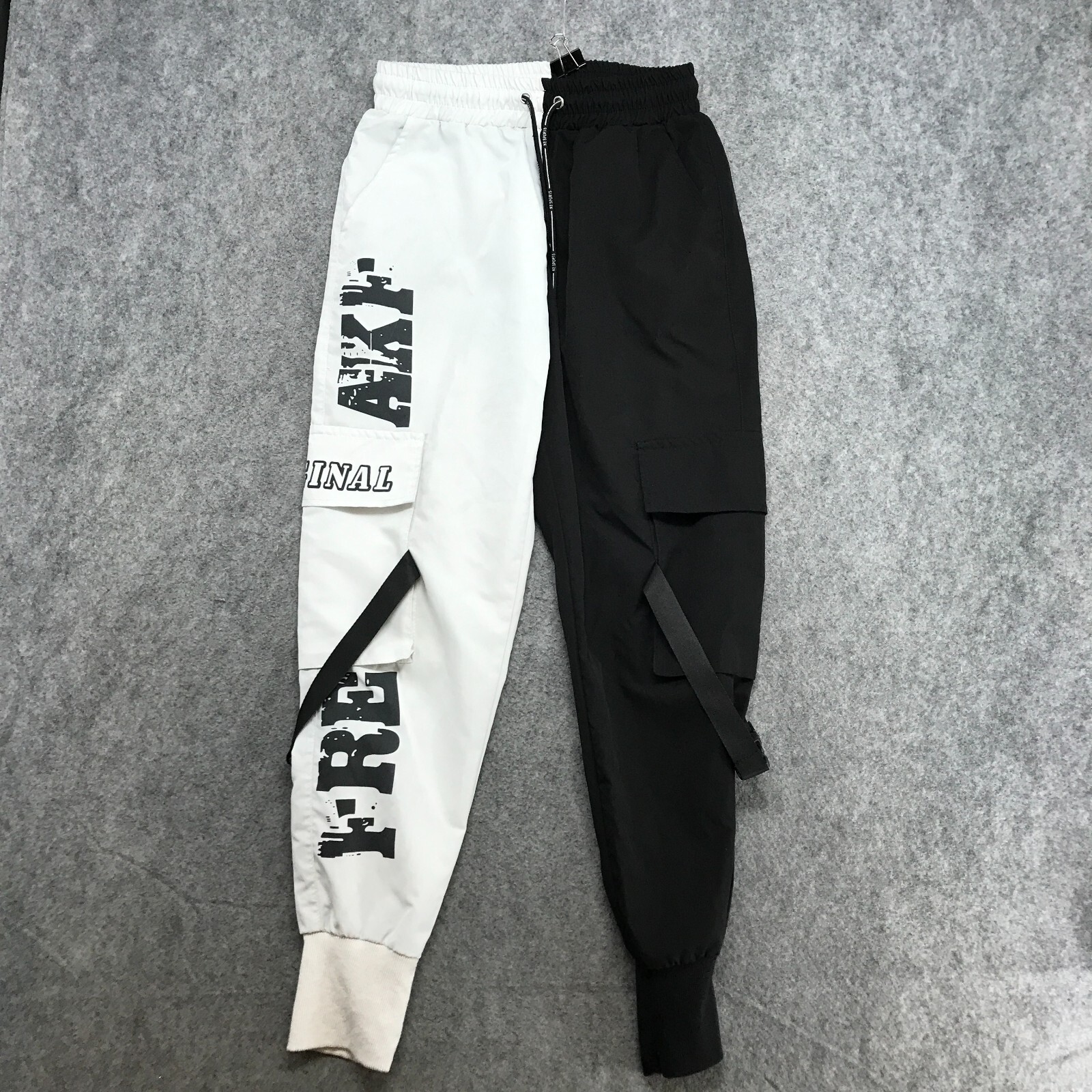 新品　ENNOY SWEAT SET UP (BLACK × WHITE) L Ninght Eit Jogger Pants Mens Size 25** Black White