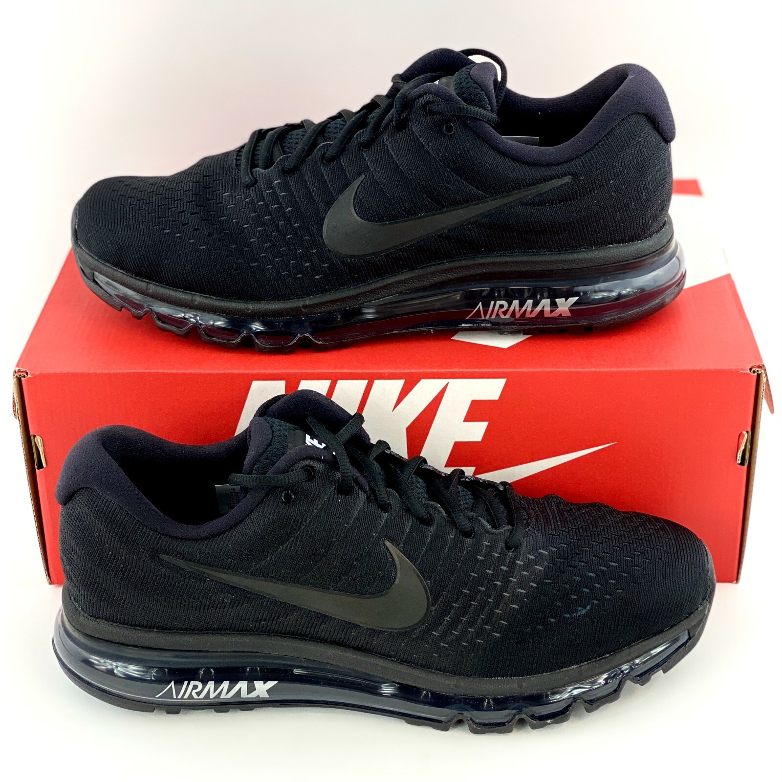 Nike Air Max 2017 Triple Black Men's Size 13 Sneakers Shoes Nike Air Max 2017 Triple Black Men's Size 13 Sneakers Shoes