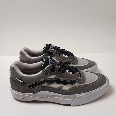 Mens Vans Wayvee Gray White Sz 7.5 Boys VN0A5JIA9DK Skate Sneakers