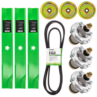 Deck Kit Blade Spindle Belt Idler for Husqvarna MZ 5225 C Zero Turn 52 Inch