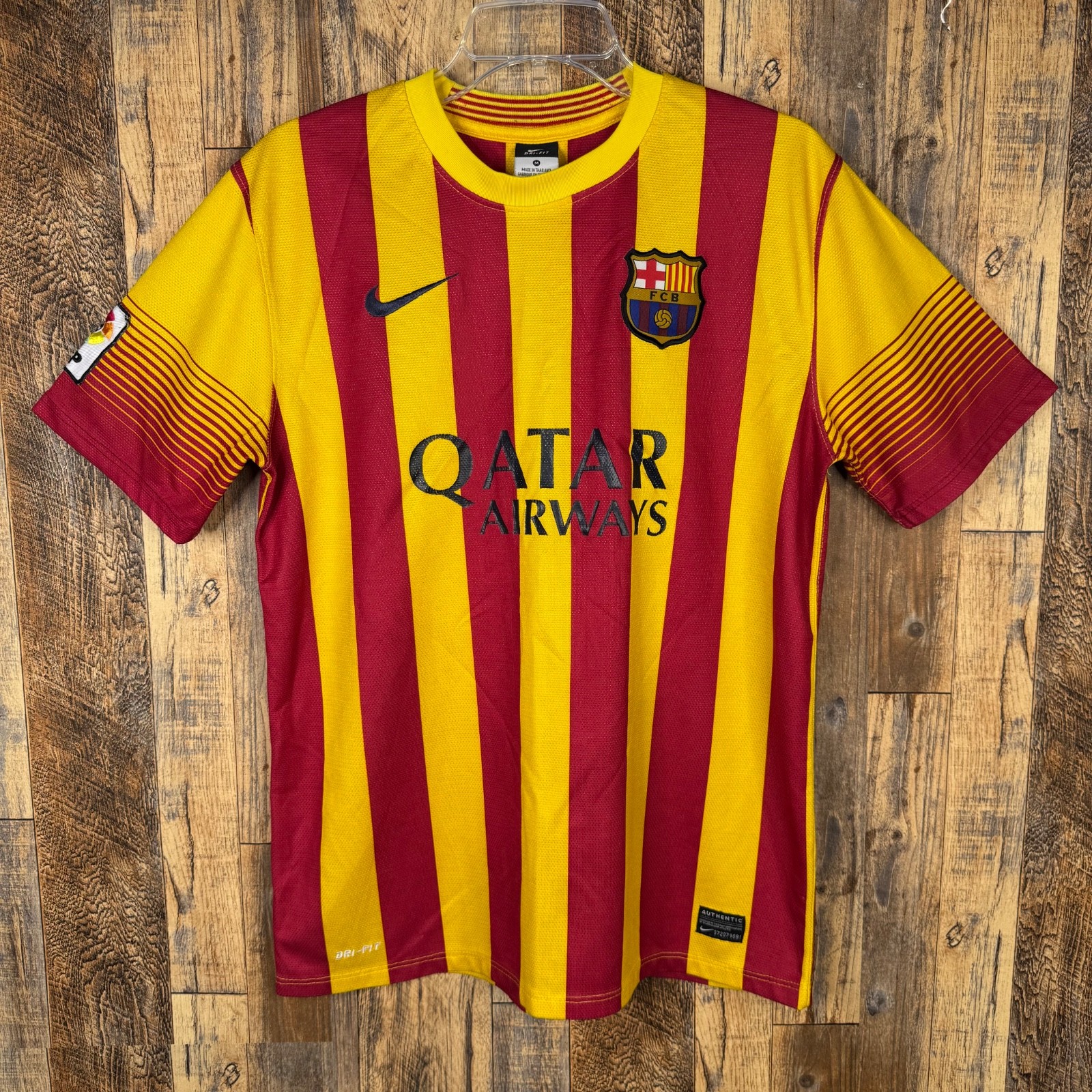 FC Barcelona 2013-14 Away Football Soccer Jersey Nike Men M